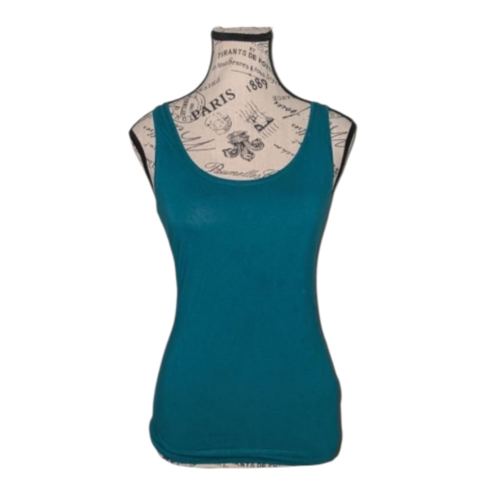 H&M Scoop Neck Tank Top, Teal, Size Small